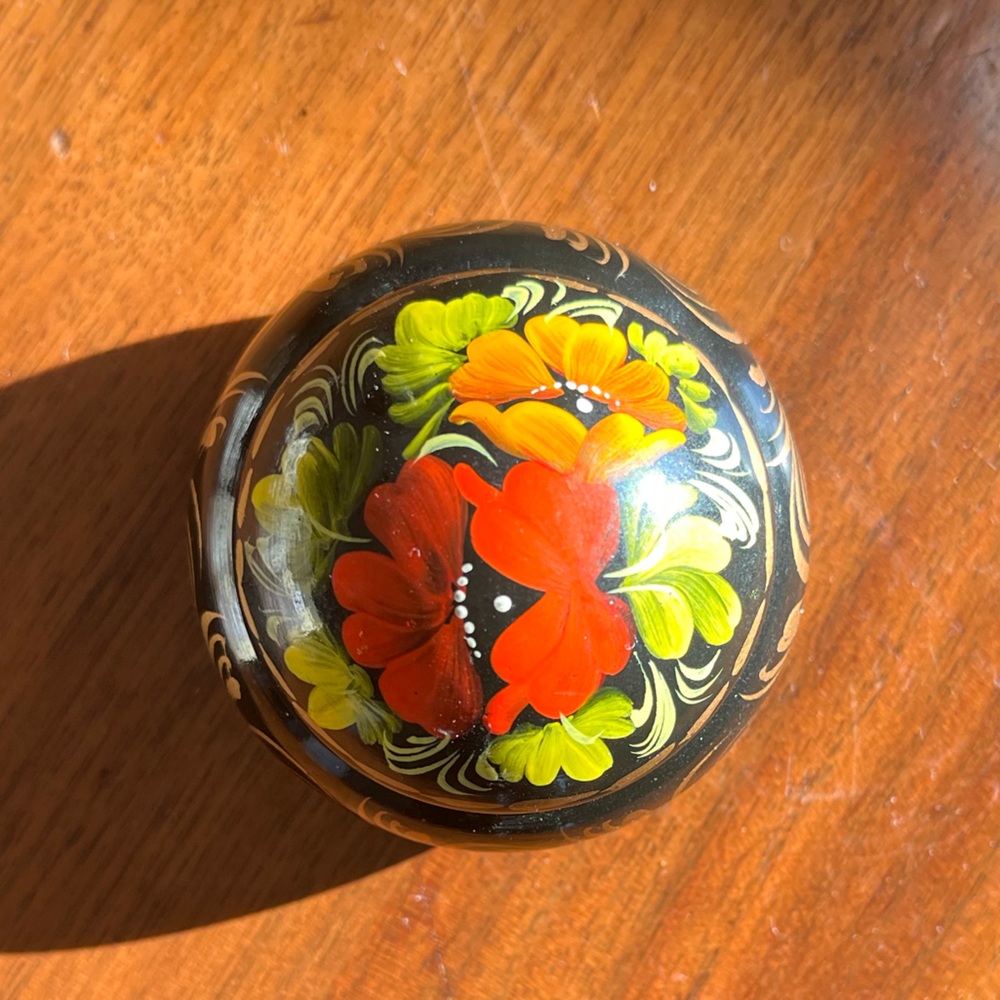 Handcrafted Floral Accent Box